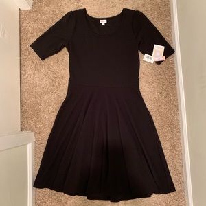 Lularoe Noir Nicole Dress